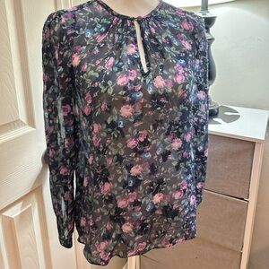 Rebecca Taylor Floral Blouse
